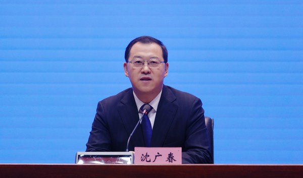 黑龍江省文化和旅游廳副廳長沈廣春。張澍攝